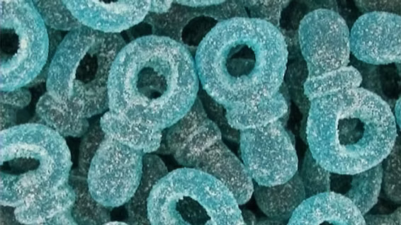 Tétine bleue Sucrés (100g)